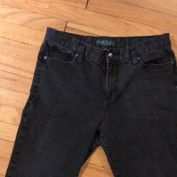 Ralph Lauren blk high waisted washed out jeans… size 6 (was size 10p) - Picture 4 of 11